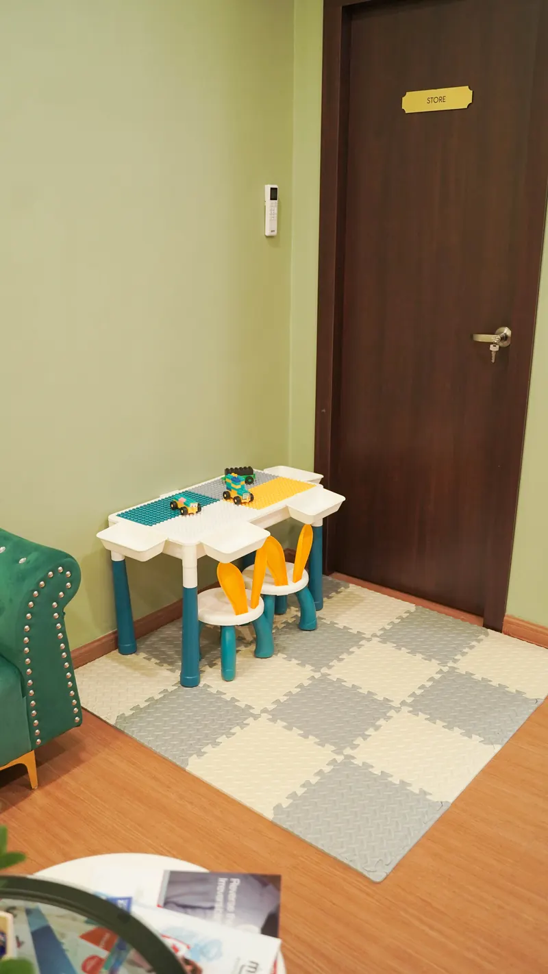 Kids play corner at Clove Dental
